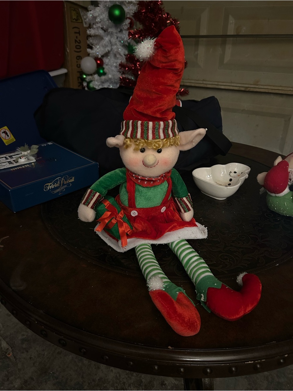 Hobby Lobby Red and Green Elf Holiday Plush